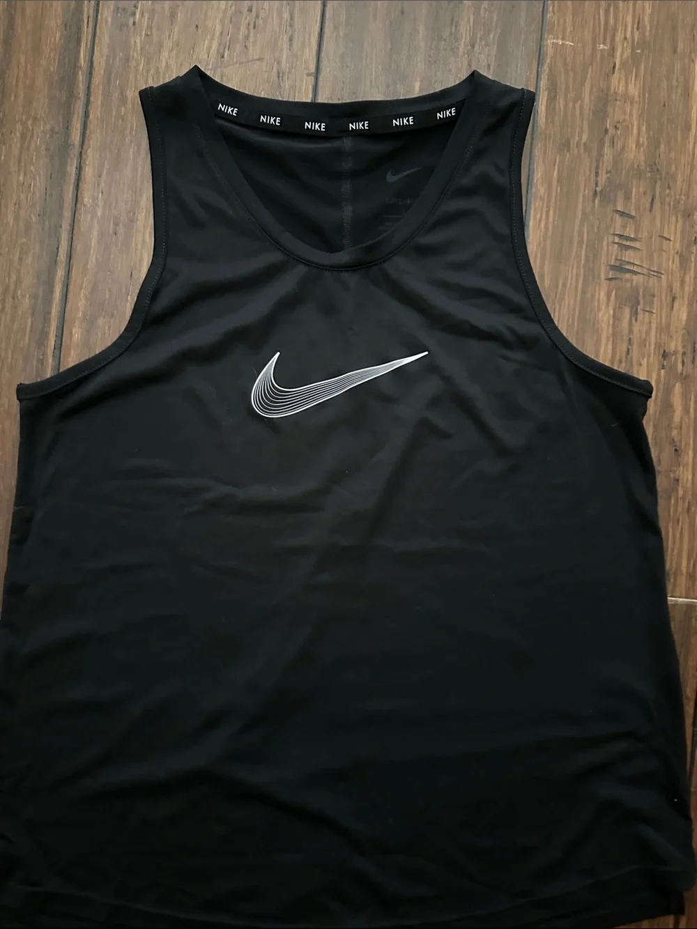 Nike Black Tank Top & Red Pro Shorts Set